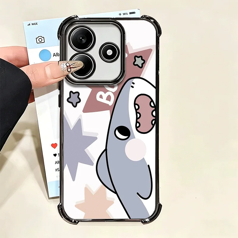 Cartoon Cute Shark Soft Phone Case
