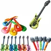 6/24Pcs Inflatable Instruments Toy Music Balloons Set Simulation Instrument Guitars Saxophones Microphones Party Toy Kids Toy 1