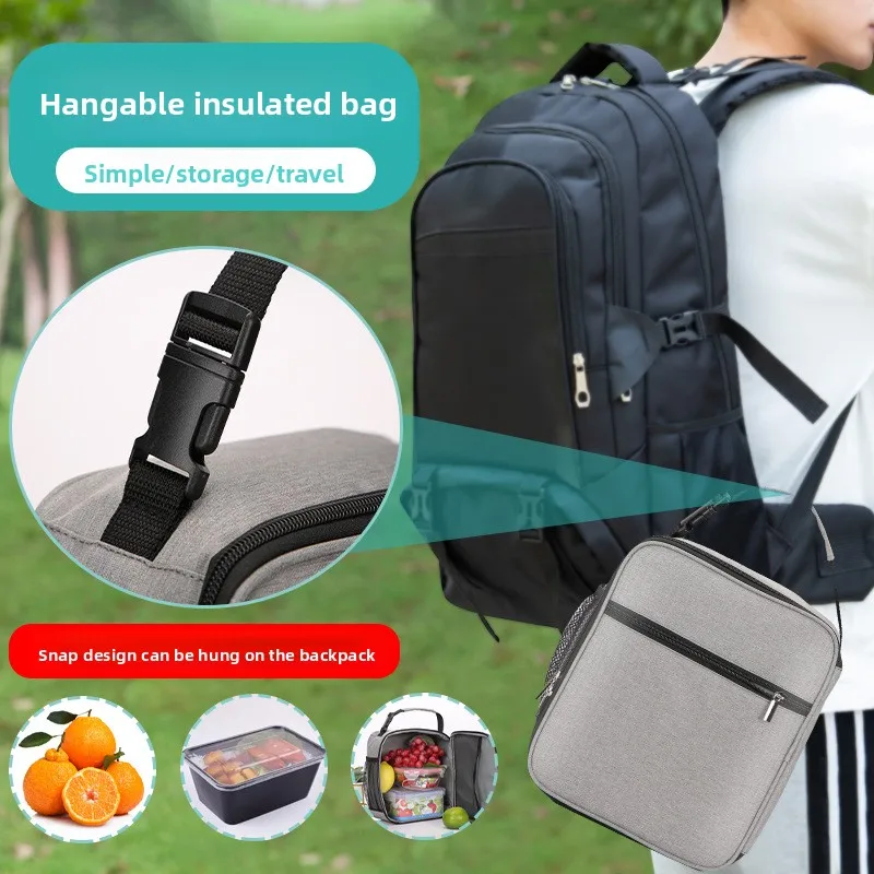 Latest Oxford Fabric Hand Carry Thermal Lunch Pack for Outdoor Picnic Food Container Ice Bag