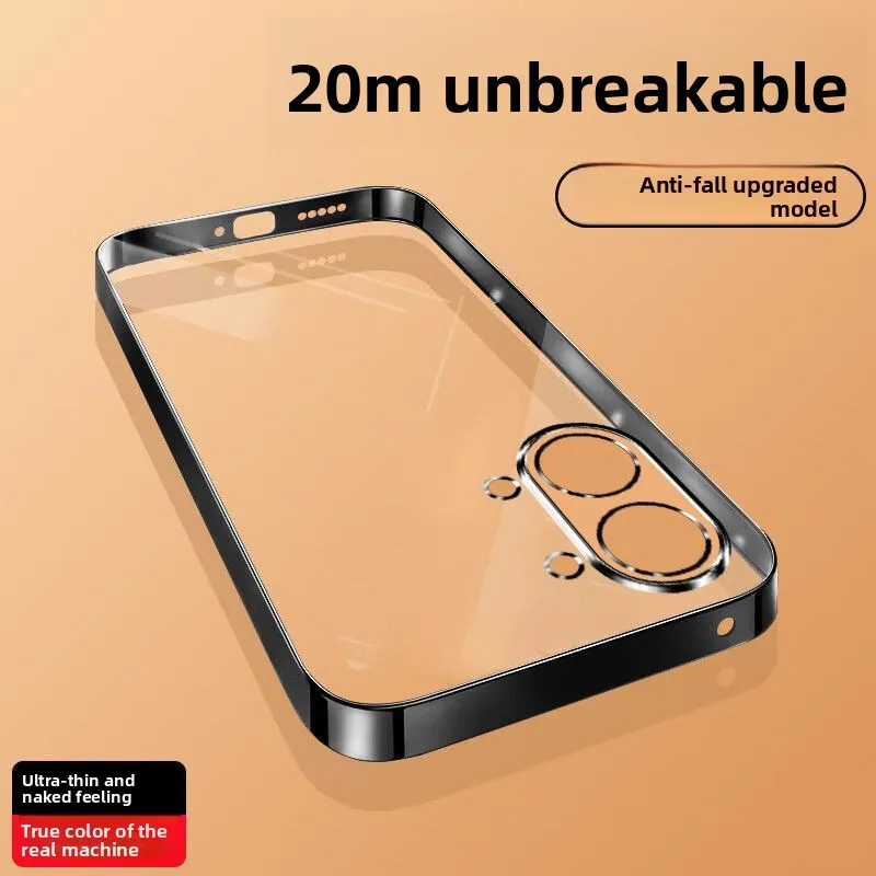 Für POCO X8 Pro/X8 Pro Max Hülle Transparente, vollständig abdeckende, galvanisierte Silikon-TPU-Abdeckung für XiaoMi PocoX8 Pro Max Funda