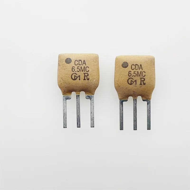100PCS Original Murata Ceramic Discriminator CDA6.5MC 6.5C 6.5MHZ 6.5M Straight Plug 3 Feet Spot