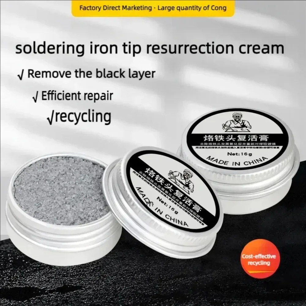 Soldering Iron Paste 150g/30g Tip Refresher Electrical Soldering Iron Cream Oxide Solder Iron Tip Clean Paste Professional Repair Tool