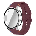 Wine red silver