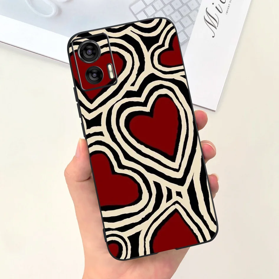 Cute Cartoon Tulip Shockproof TPU Phone Case - Anti-Fall Bumper Cover