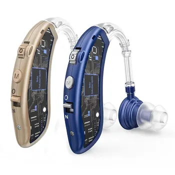 Bluetooth Hearing Aid Amplifiers USB Charge Hearing Aids Audifonos Sound Devices Volume Control Adjustable Tone Loss