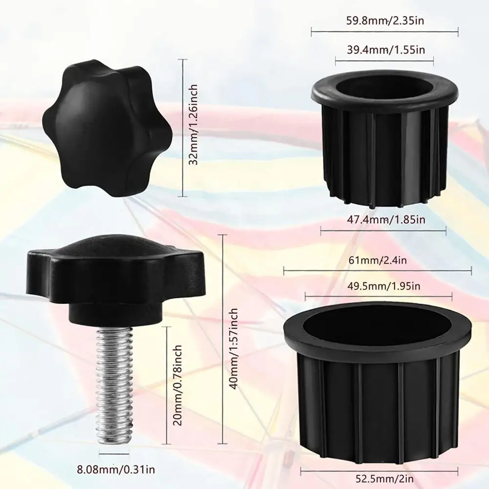 Umbrella Stabilizer Parasol Base Stand High Stability Umbrella Base Stand Replacement Parts Accessories for Wide Compatibility