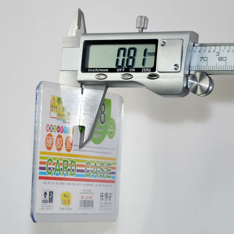 Card Protector B8 Protective Cover Postcard Album Small Card Hard Card Sleeve Pvc File A7 A6 A5 A4 B7 B6