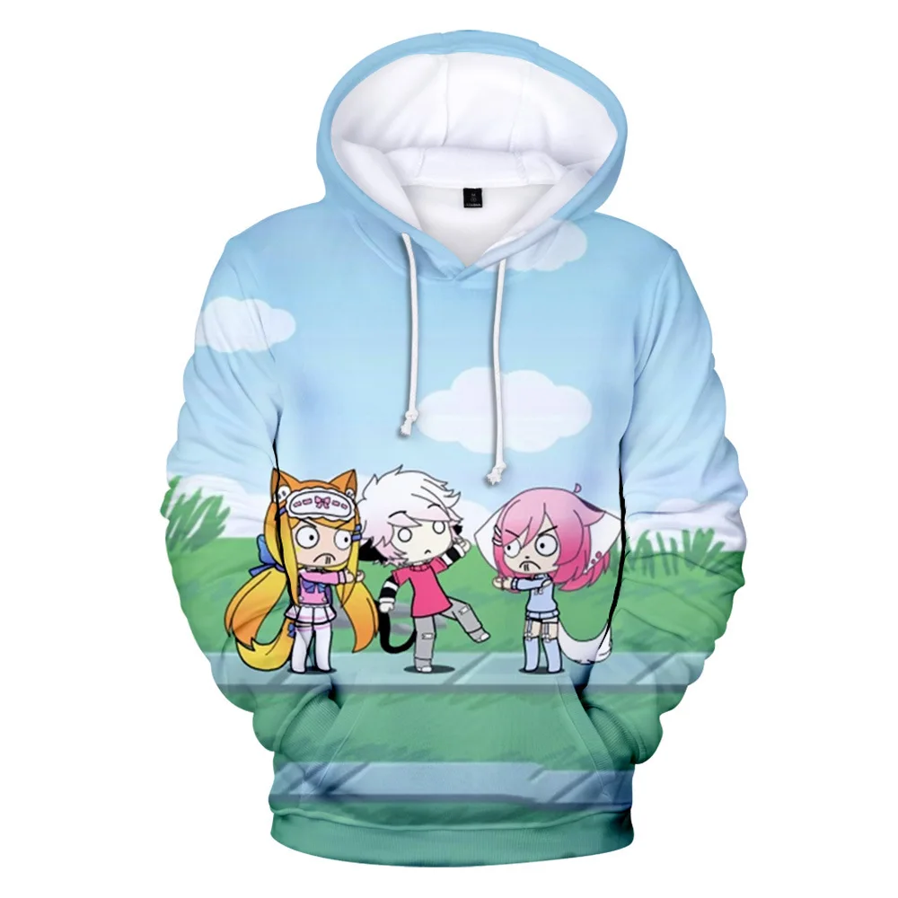 Autumn Winter Sweatshirts Gacha Life 3D Digital Printing Hoodies Men/Women Fashion Streetwear Hoodie Casual Pullover