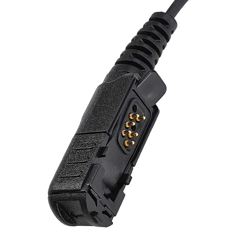 RISENKE-Acoustic Tube Earpiece for Motorola,Headset to 3.5 Audio,Walkie Talkie Radio,Dividable,XPR3300,XPR3300e,XPR3500,XPR3500e