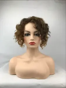 

Женский короткий парик из натуральных волос