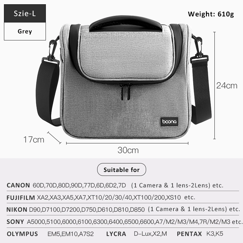 Waterproof DSLR Camera Shoulder Bag for Photography Essentials