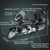 1:11 Honda Gold Wing GL800 2021 Motorcycle Model Toy Car Linkage Steering Shock Absorption Motorbike Models Boys Birthday Gifts 2