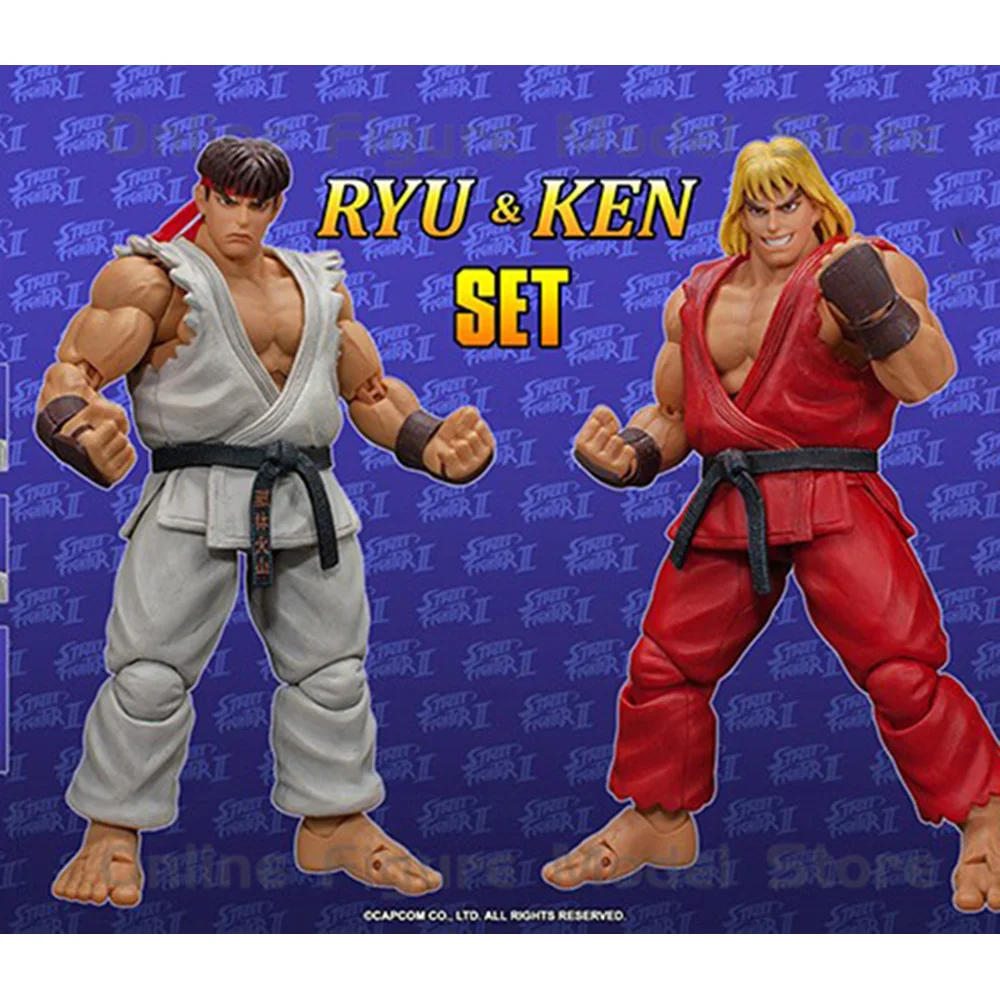 스톰 토이 1/12 소장용 2 인 버전, RYU KEN 세트, 절묘한 특수 효과 액세서리, 풀 세트, 6 인치 액션 피규어 완구