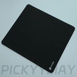 Premium White Gaming Mouse Pad - Speed & Control Desk Mat - 40x45x0.4cm (Y - ZERO - BLACK)