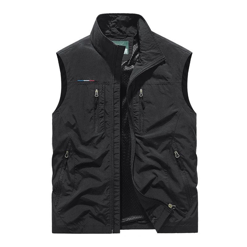 Fisherman Vest Personalized Multi Pockets nylon Cargoes Fishing Journalist Photography Camping Waistcoat