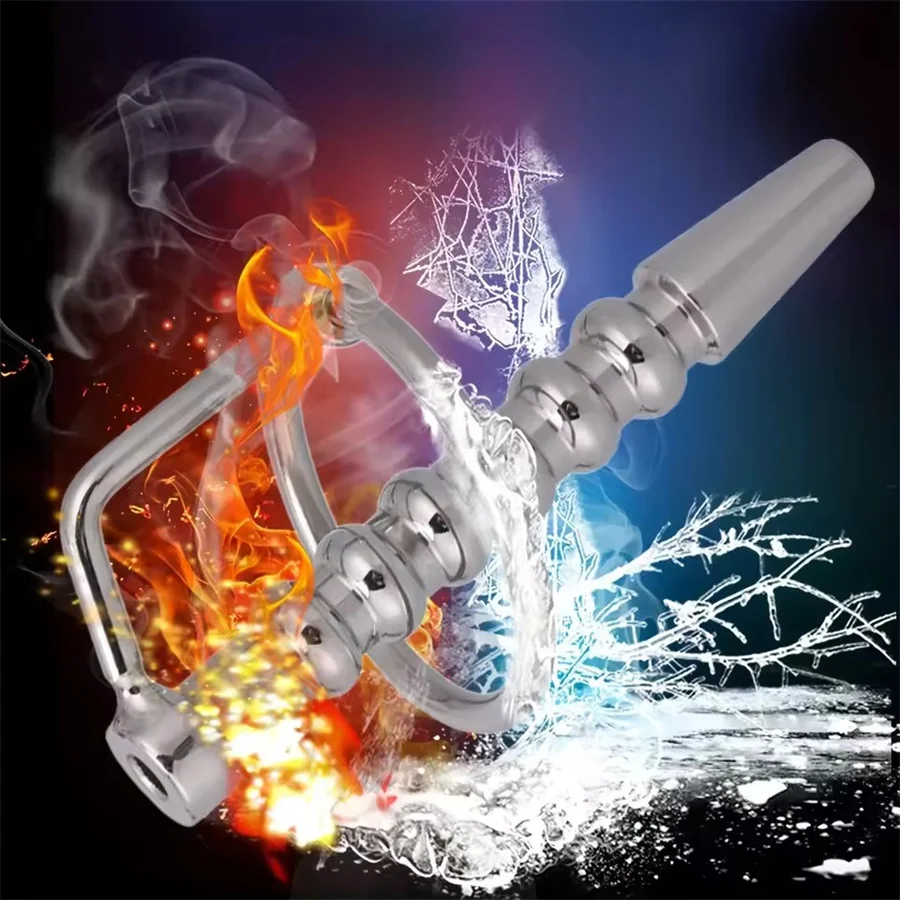 Stainless Steel Penis Plug Cock Ring Hollow Urethral Catheter Dilator Sound Horse Eye Stick Urethral Plug Sex Toy Men