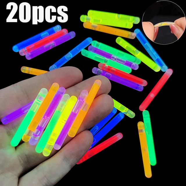 20/10PCS Mini Glow Sticks Fluorescent Light Mix Multicolor Bright Glow  Sticks Concert Party Camping Fishing Luminous Decoration - AliExpress