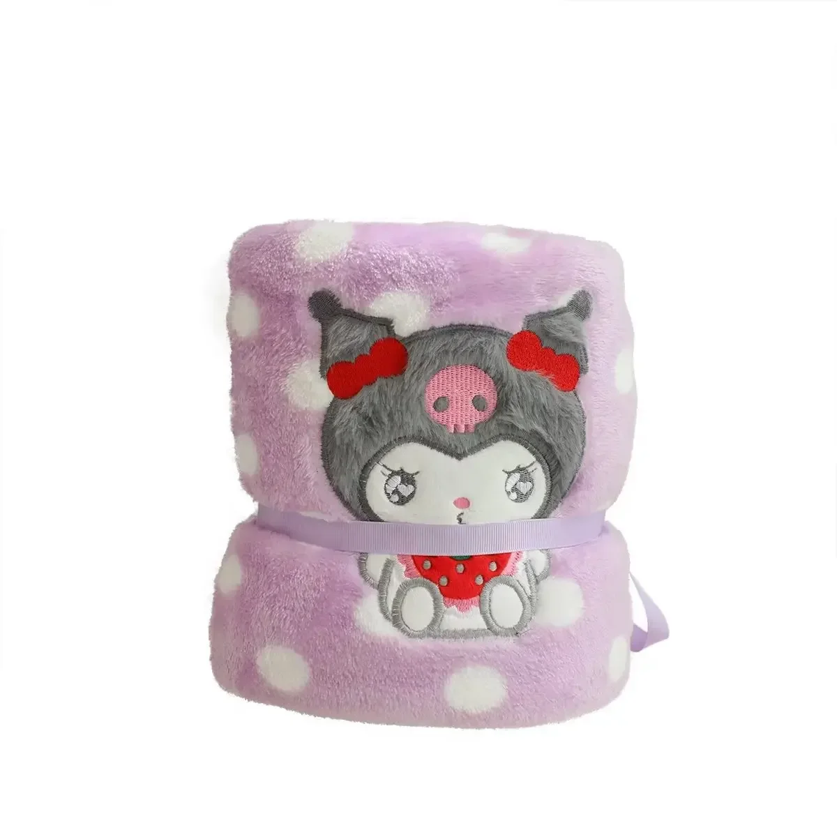 Sanrio Kawaii Blankets for Beds Hello Kitty Throw Blanket Kuromi My Melody Anime Printed Keep Warm Quilt Air Conditioning Cover 5