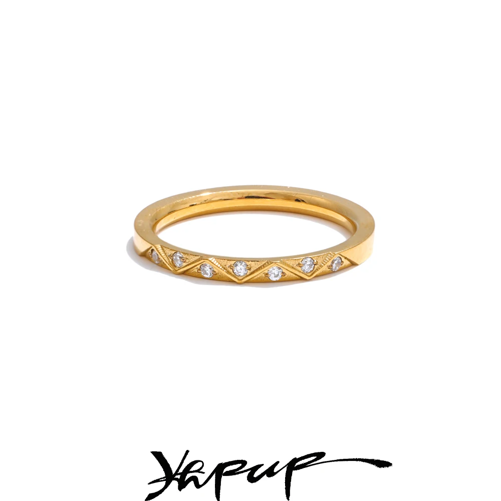 Yhpup Stainless Steel Ring