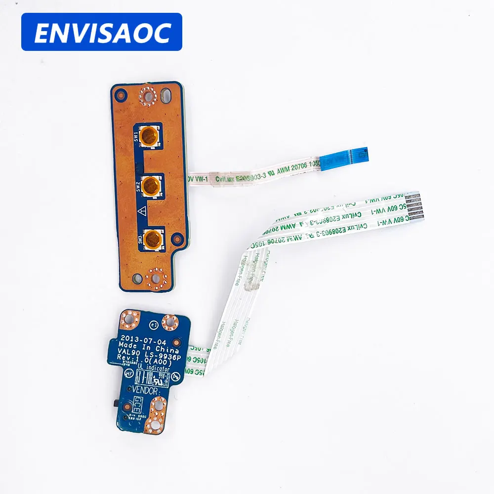 Per Dell Latitude E6440 P38G Laptop Wifi Wireless Switch Regolazione Del Volume Pulsante Di Alimentazione Cavo Scheda Val90 Ls-9936P Ls-9935P