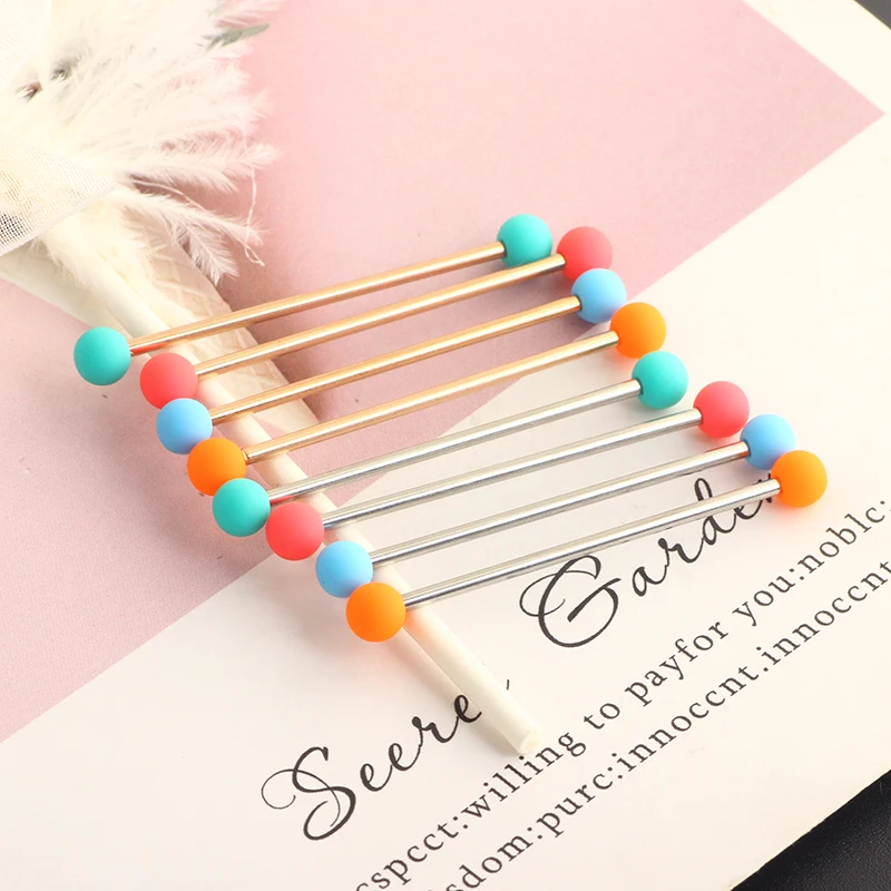 Stainless Steel Industrial Barbells With Heart Shape Arrow Ear Piercing Body Jewelry Rose Gold Silver earrings