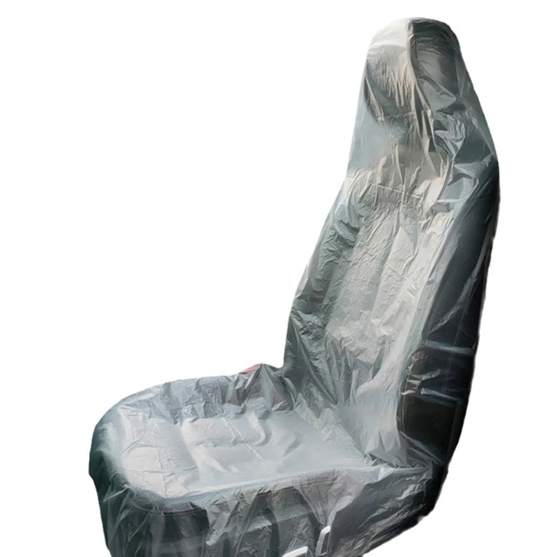 

Plastic Cover Disposable Car Covers Vehicle Dustproof Covers Transparent Car Chair Cover Protector