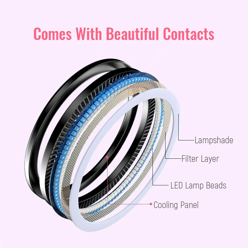 Ring light pro 35 cm - 200 cm trépied