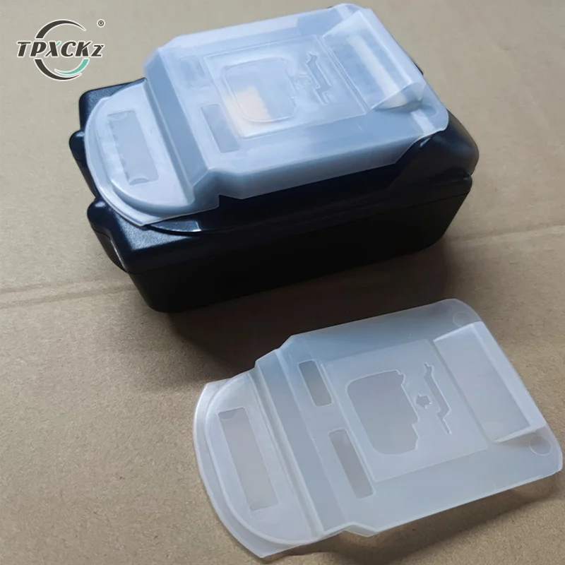 

1pcs Dust Cover Sheath Shield Contact Protection Cap Battery Holder Case For 14.4V 18V Li-ion Battery Accessories