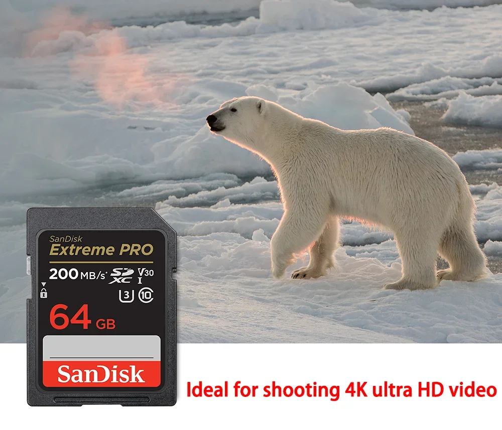 SanDisk Extreme PRO SD ī, ī޶ SDHC ޸ ī, ִ 200 MB/s б, 1TB, 512G, 256G, SDXC, 128G, 64G, U3, 4K, C10, V30, UHS