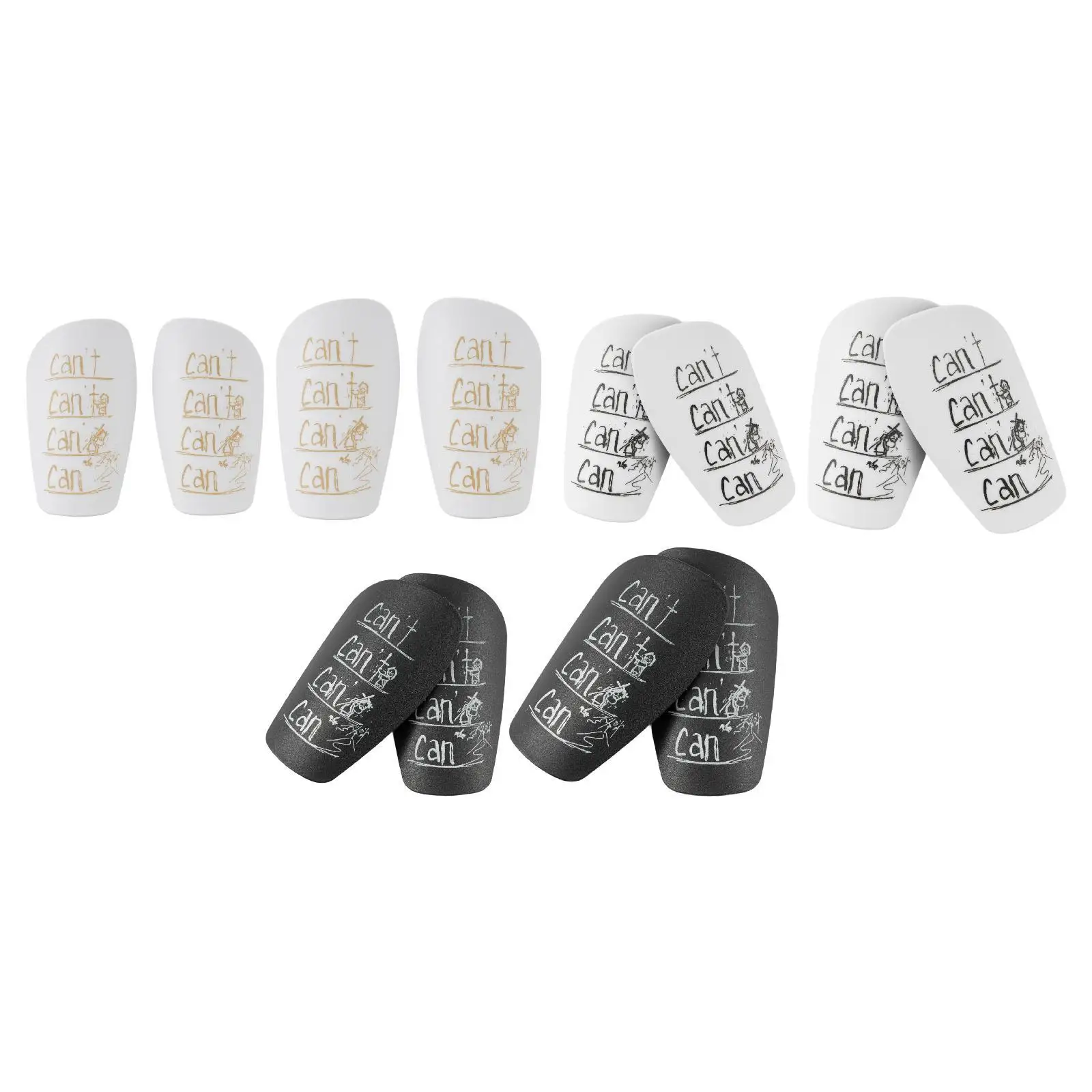 Mini Soccer Shin Guards Portable for All Ages Soccer Game Outdoor Sports Shock Absorbing Shin Protection Football Pads