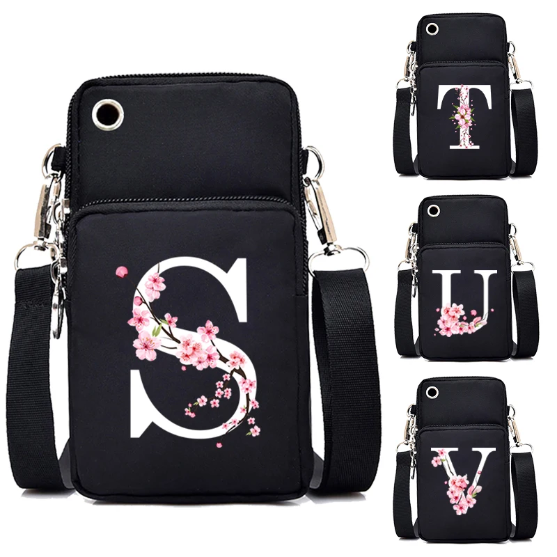 

Сумки через плечо с цветочными буквами для женщин, винтажные эстетичные дамские сумочки на плечо с цветком вишни, фотоальбом для подростков