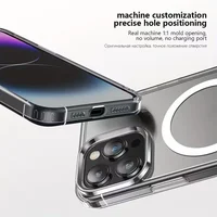 For iPhone 17 ProMax Transparent For Magsafe Magnetic Case for iPhone 17 16 15 14 13 12 11 X XR XS Max Pro Plus Shockproof Cover - Image 3