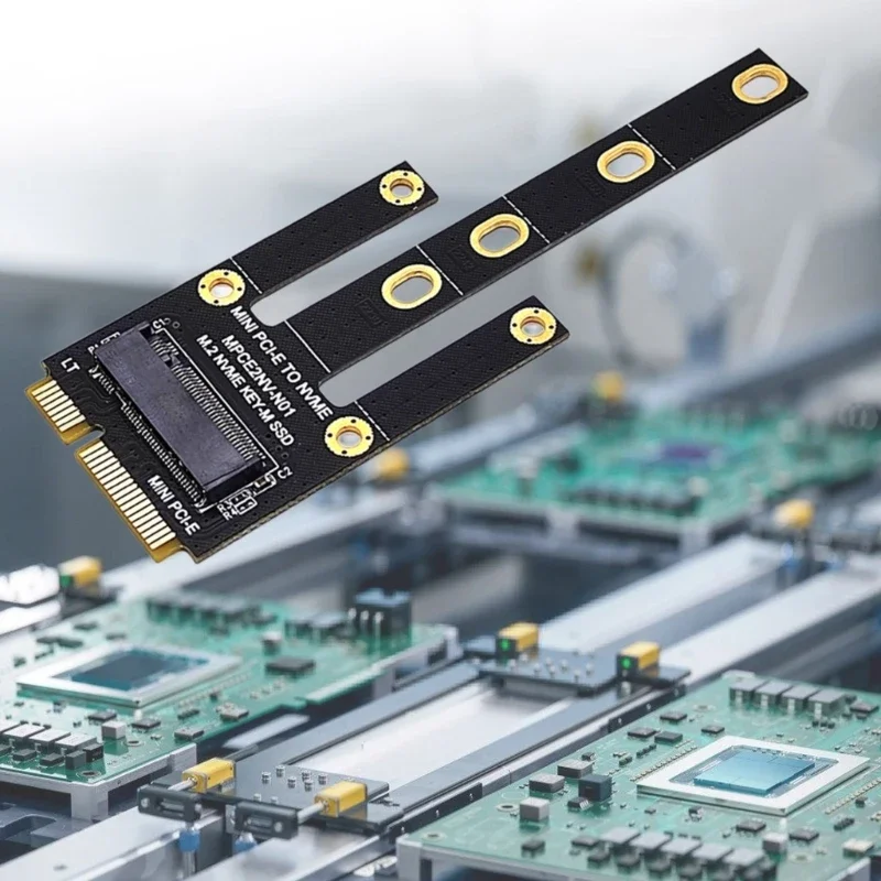 PCIE to NVME Adapter PCIE to M.2 M Key Converter Risers Board Expansion Card for 2230 2242 2260 2280 SSD Accessories