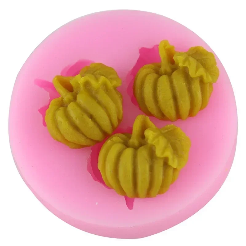 Pumpkin Creative Shape Fondant Molds Silicone Cake Mold Molds Chocolate Moulds Halloween Pumpkin Cake Decor Bakeware Baking Mold