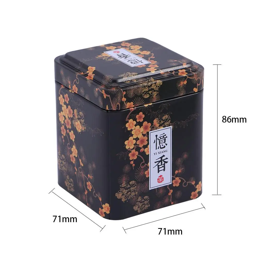 Aluminum Sugar Solid Sealed Canister Kitchen Storage Tea Box Coffee Jar Airtight Container Tea Caddies