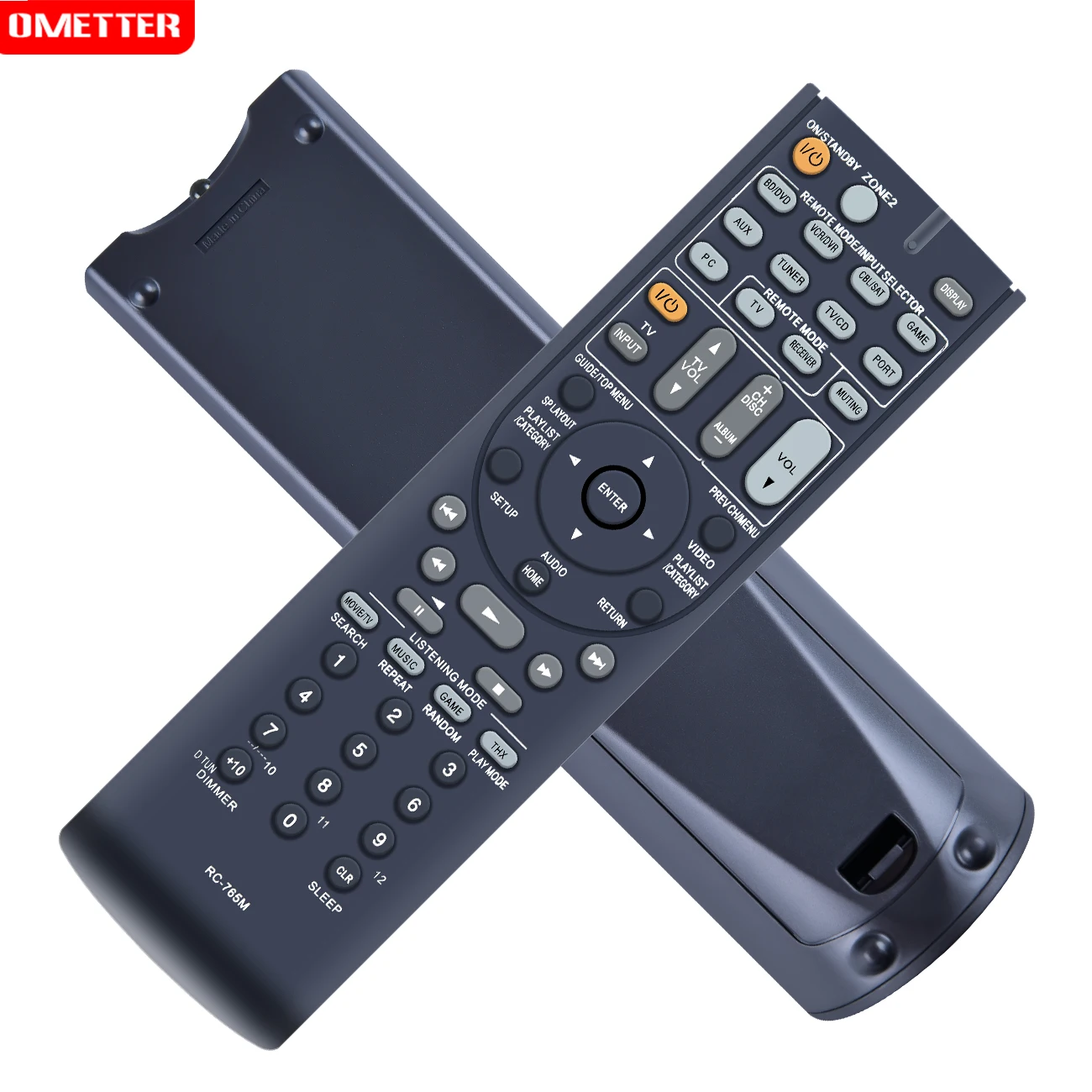 RC-765M Black Wireless Handheld OEM Replacement Remote Control For