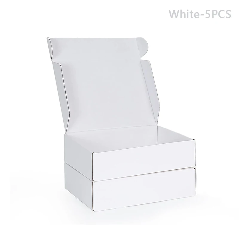 5PCS Shipping Boxes Cardboard Corrugated Mailer Boxes for Packaging Craft Gifts Giving Products for Small Business Wedding Party