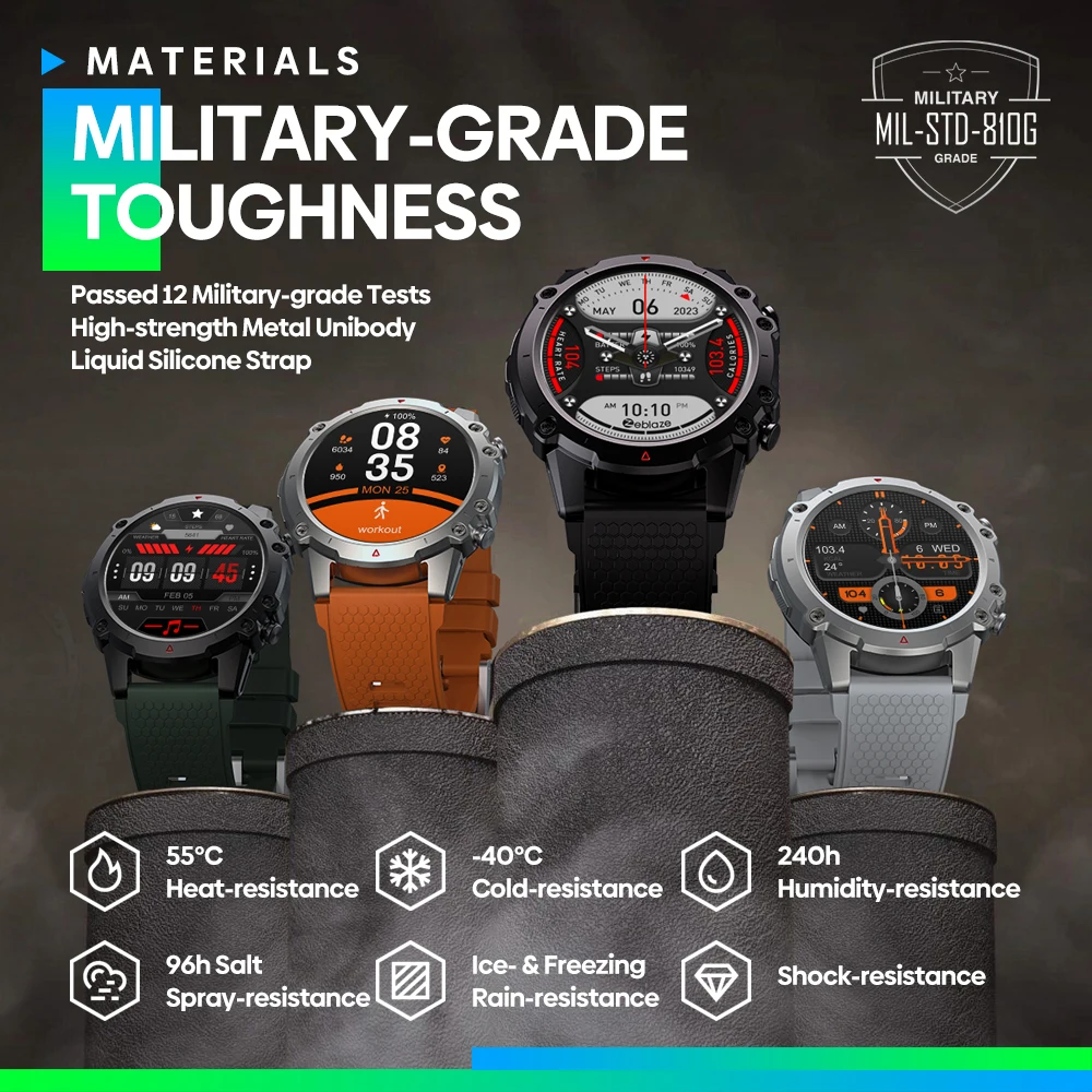 Zeblaze Vibe 7 Ʈ Ʈ ġ,  1.47 ġ IPS ÷,  ȭ, 24 ð ǰ ,  ƮϽ Ʈġ
