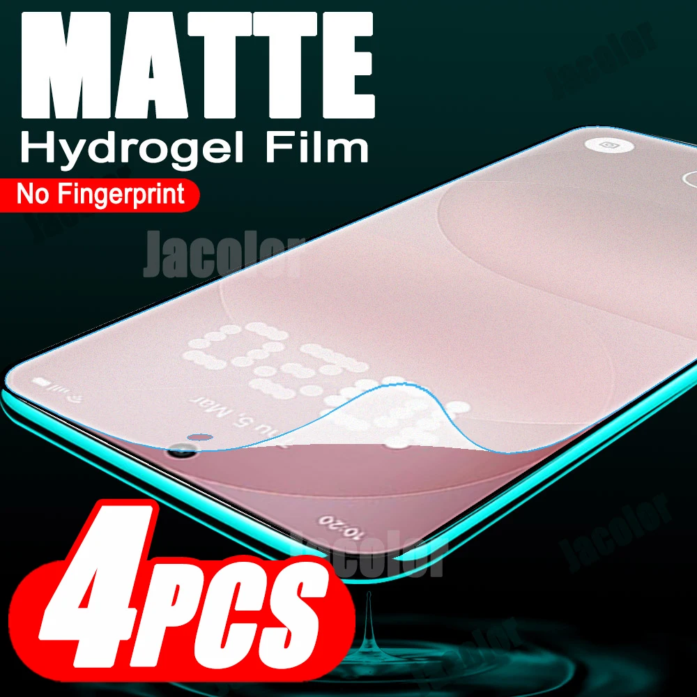 Premium Matte Hydrogel Screen Protector (4-Pack) - Enhanced Safety Film