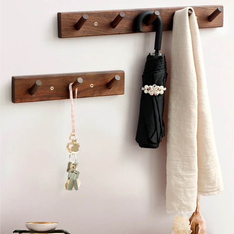 Large Coat Hooks Wall Mounted, Heavy Duty Coat Rack for Wall, Double Hooks  Coat Hanger for Hanging Coats, Hat, Scarfs, Towel - Ideal for Entryway