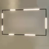 N6 Modern Recessed Magnetic Track Lights design led Lamp Magnetic Rail Ceiling System Indoor Track Lighting Rail Stretch ceiling 5