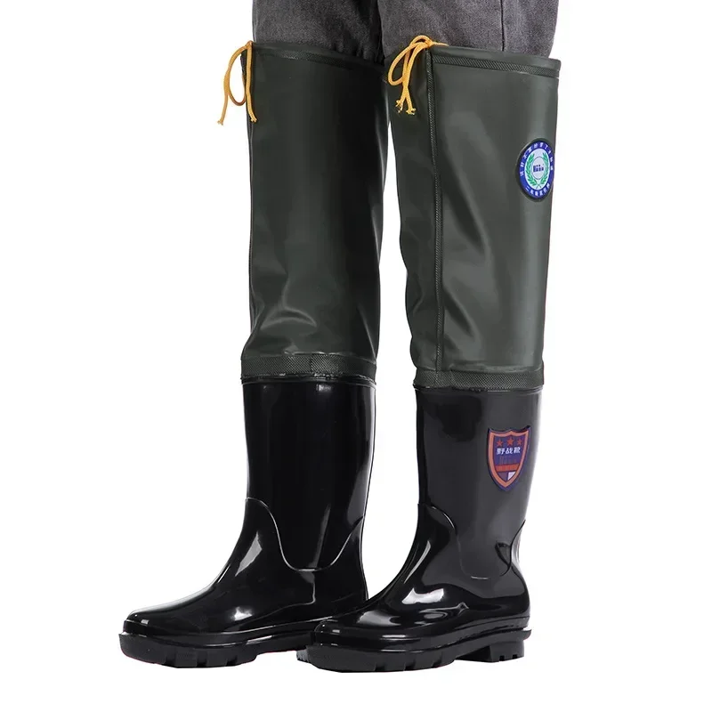 Thickened Super High Water Pants Multipurpose Rain Boots Wear-resistant Fishing Waders for Fishing Shoes Non-Slip Water Shoes fly fishing waders fishing boots