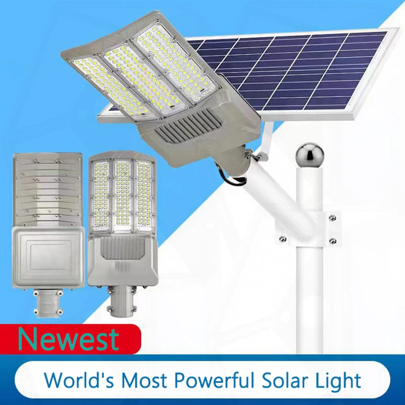 

Powerful Solar Light Outdoor Solar Street Light Super Bright 600LED/800LED IP65 Waterproof Street Lamp for Garage Garden Terrace