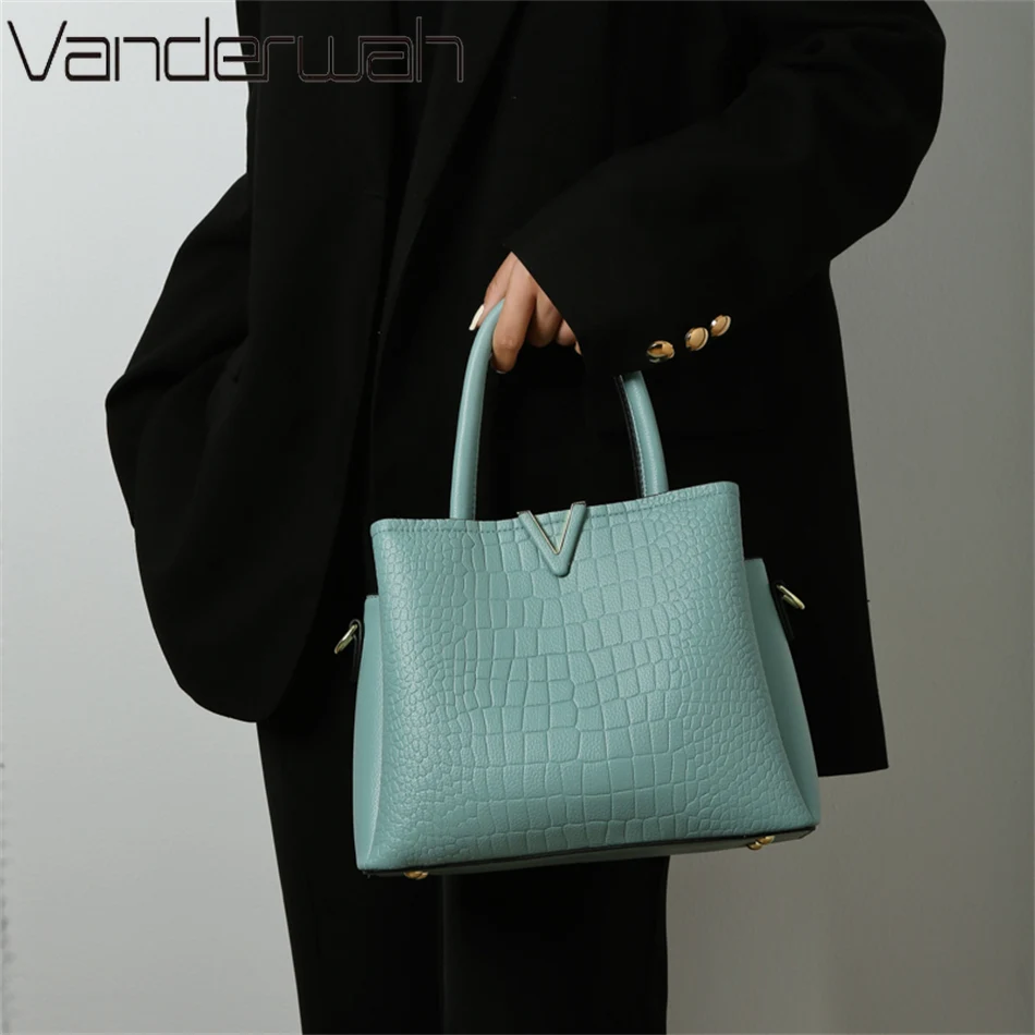 Crocodile Leather Crossbody Bags for Women 3 in 1 Luxury Handbag and Purse  2021 New Fashion