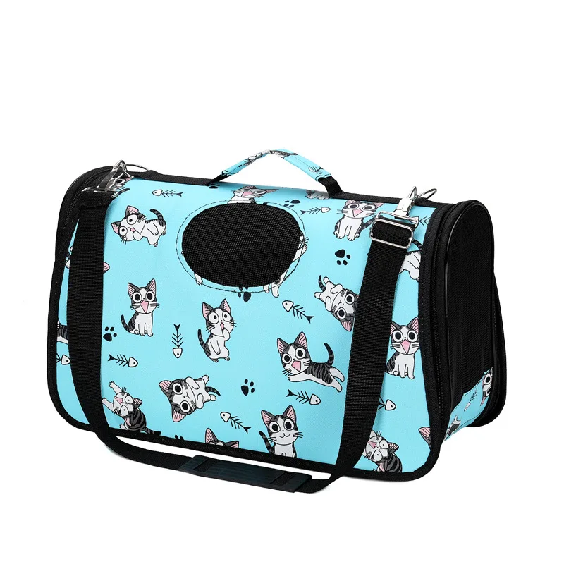 Soft-sided Carriers Portable Pet Bag Pink Dog Carrier Bags Blue