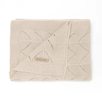 Baby Blankets Newborn 100%Cotton Knitted Infant Boys Girls Stroller Swaddle Wrap Super Soft Toddler Kids Bedding Blankets 100*80 3