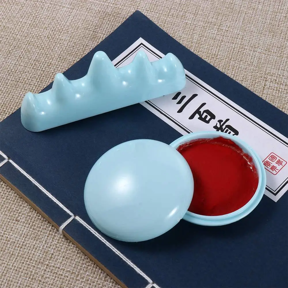 Keramik Schreib pinsel halter chinesischer Kalligraphie stift halter für Aquarell tinten malerei Schul bürobedarf – Detail 6