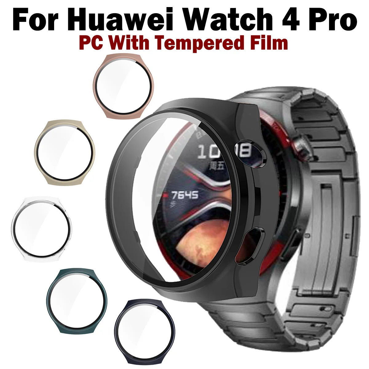 Premium Tempered Glass Protective Case with Full Coverage