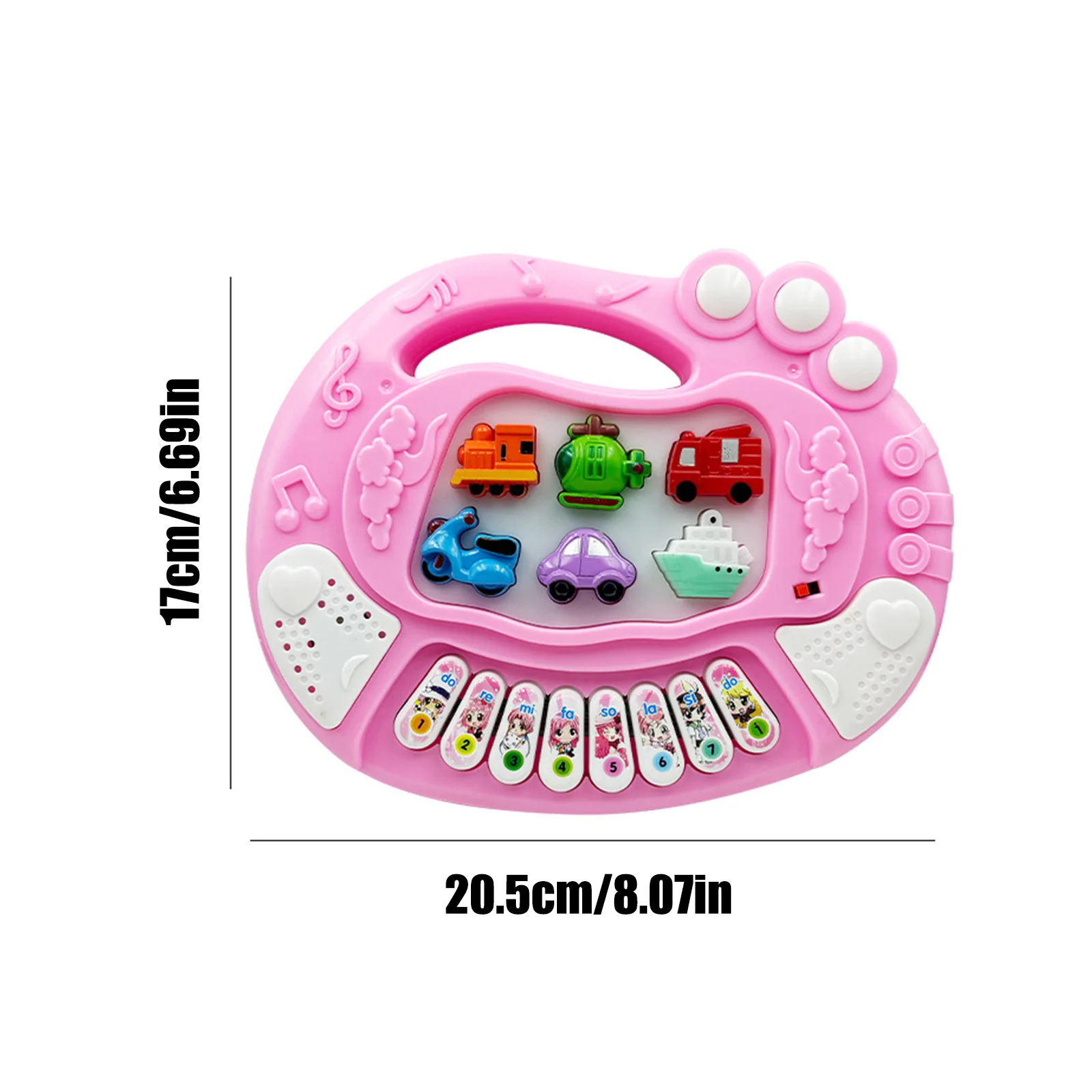 Multifunctional Educational Children's Simulation Electronic Piano Detailed Action View