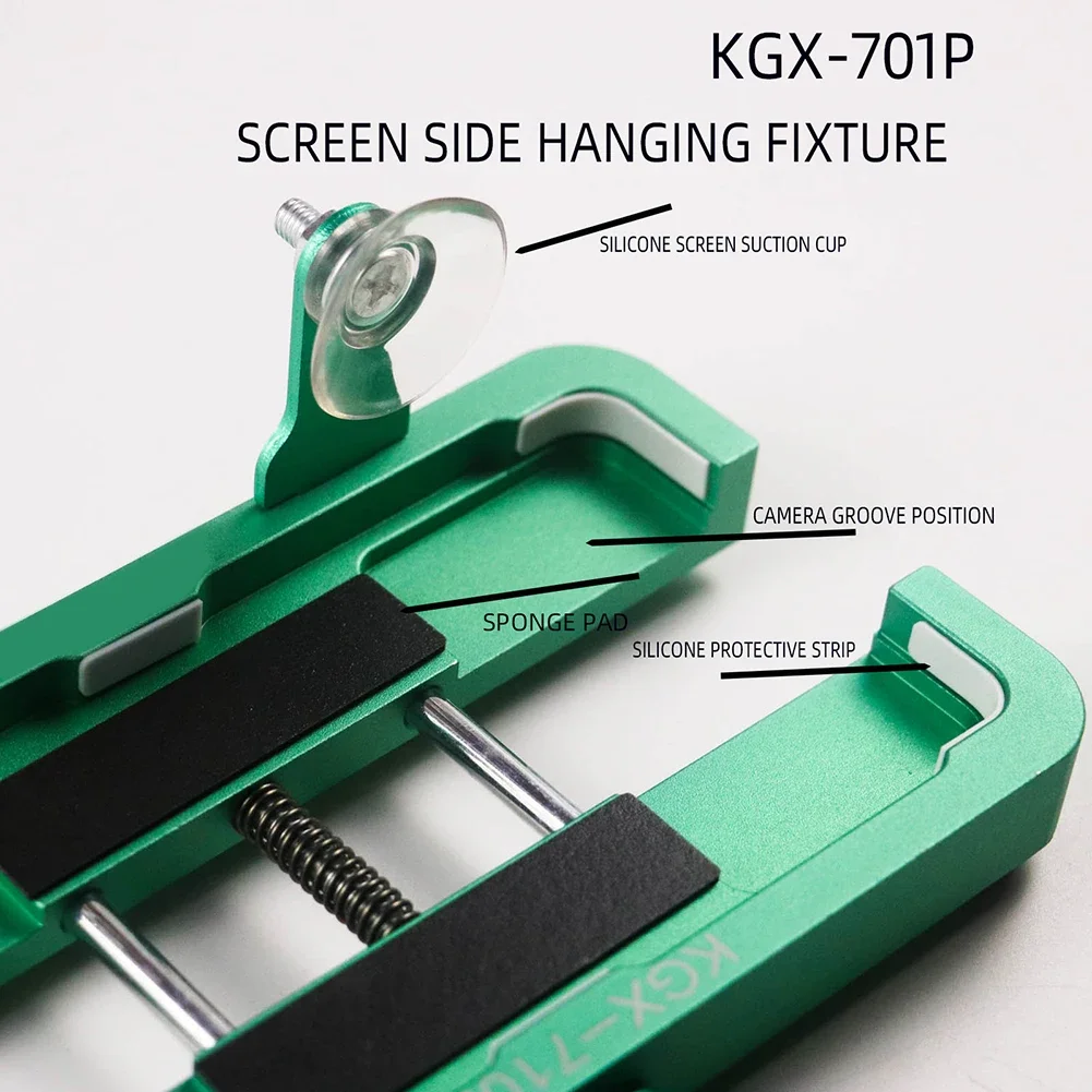 Mobile Phone LCD Screen Repair Holder Clamp For iPhone X/12/13/14 Pro Max Back Cover Glass Disassemble Universal Side Fixture